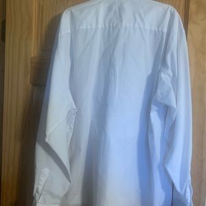 Mandarin collar wear for graduation pictures like new. Button down shirt